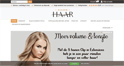 Desktop Screenshot of alleenhaar.nl