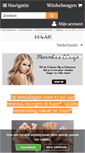 Mobile Screenshot of alleenhaar.nl
